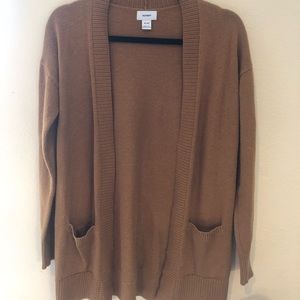 Mustard color youth girls cardigan in a size XL(14)